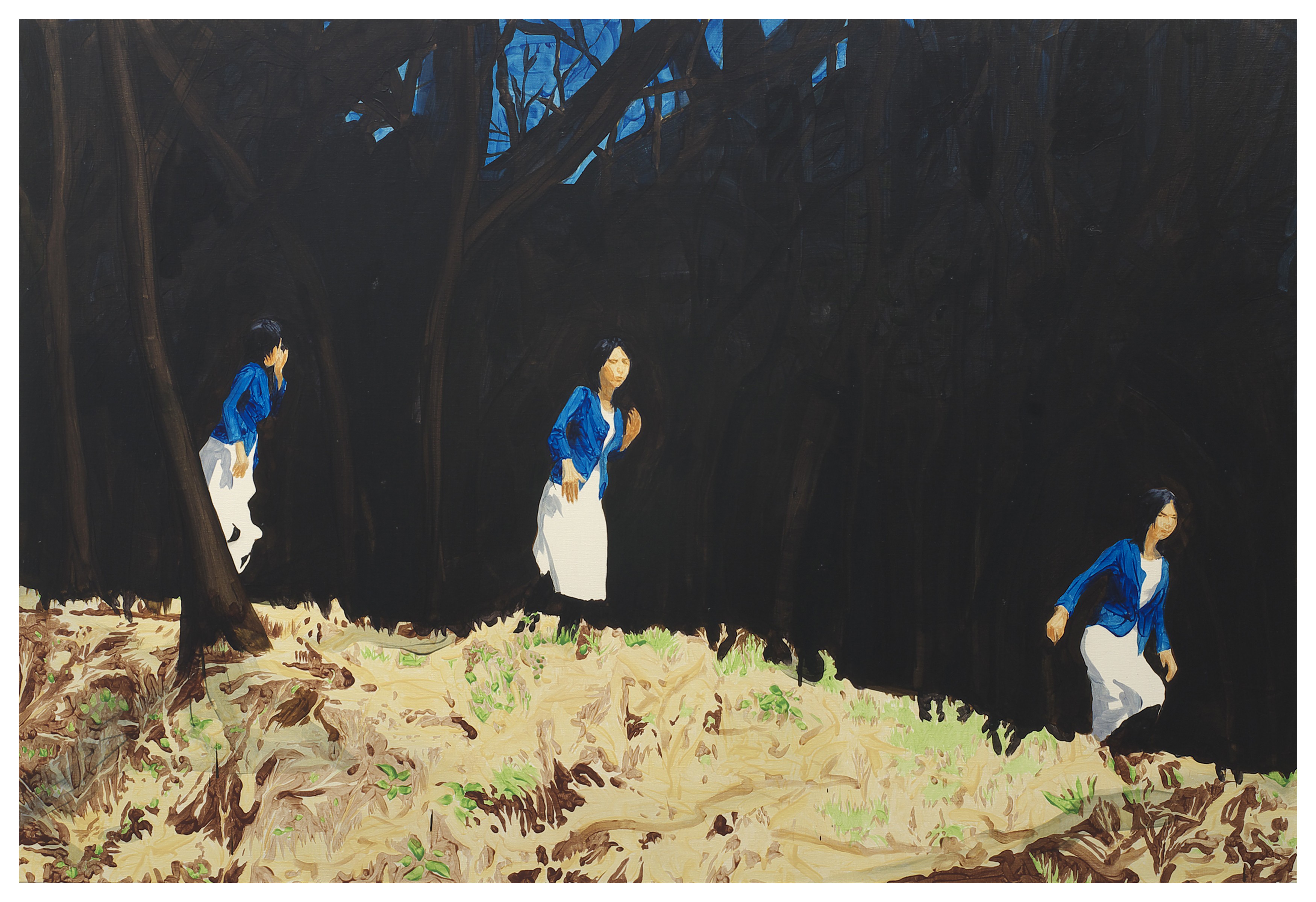 油絵（荒野）Ｐ10 油絵（荒野）P10 油絵（荒野）P10